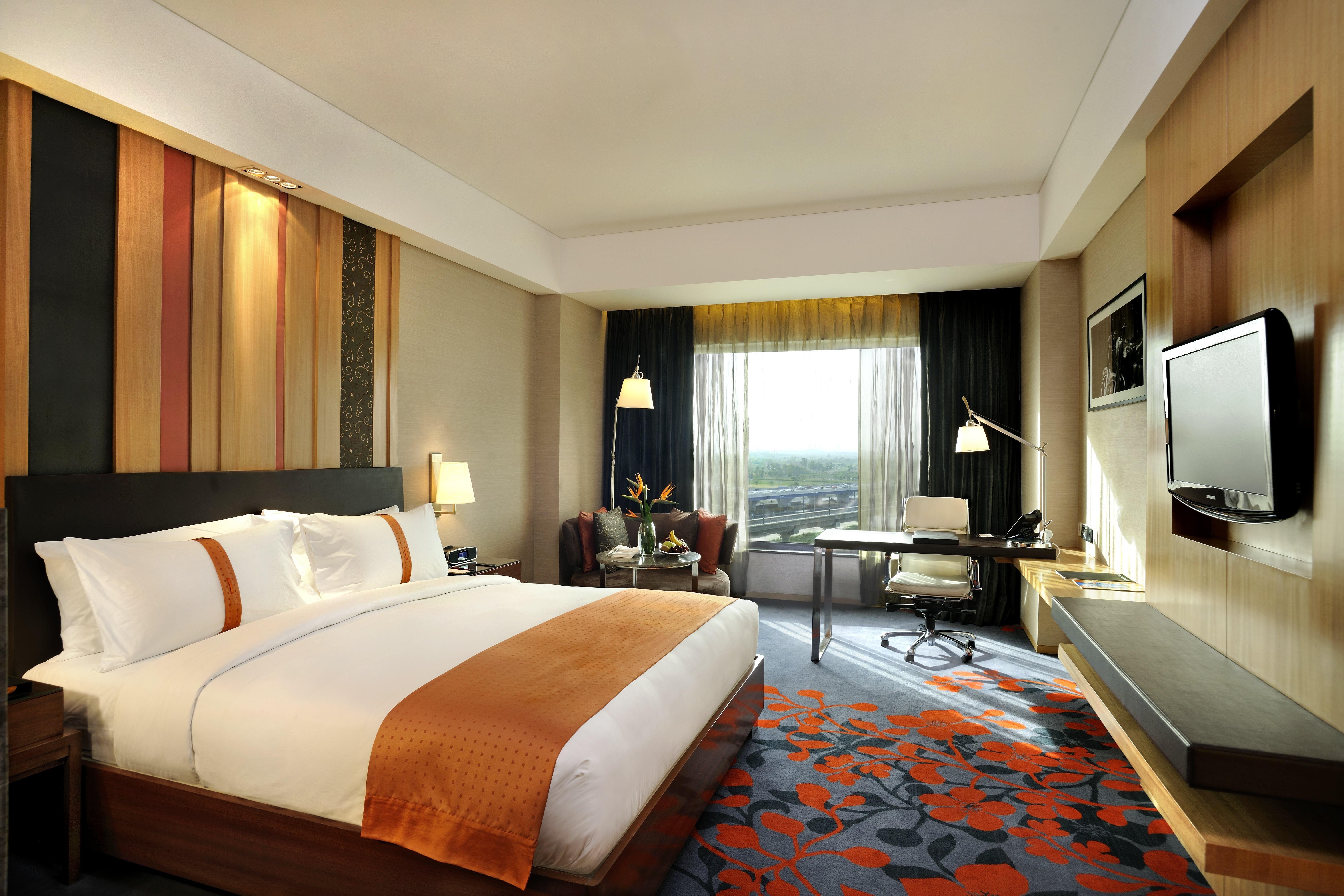 新德里马尤尔维哈尔诺伊达假日酒店 客房 照片 A room at the hotel